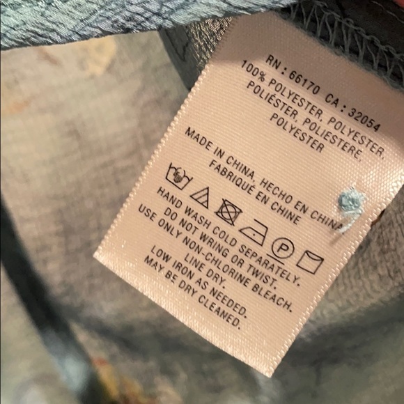 Anthro Wrap Tunic Dress- Pretty Butterfly Design - Picture 10 of 11